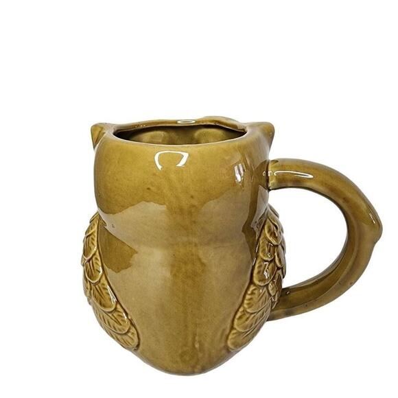 Cracker Barrel Coffee Mugs, Artisan Mother & Child Owl Ceramic Drinking Cup - Picture 6 of 8